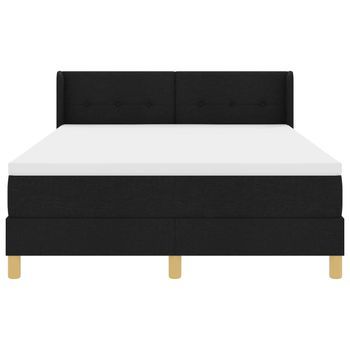 Cama Tapizada 193x140x88 Cm  - Negro