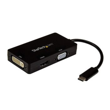 Startech Adaptador Gráfico USB-C a HDMI/DVI/VGA