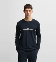 boss para hombre 50515378 camiseta de pijama marino s homewear algodon manga larga