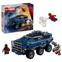 lego marvel spider-man persecucion del furgon penitenciario 76349 367 piezas