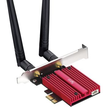 Cudy WE3000S Tarjeta de Red AX5400 Tri-Banda Wi-Fi 6E PCI Express