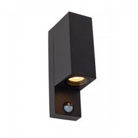 aplique de exterior sensor de movimiento zaro 2 luces