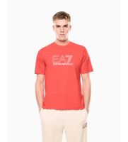 ea7 para hombre 7m001307af10375 camiseta visibility rojo m casual algodon manga corta
