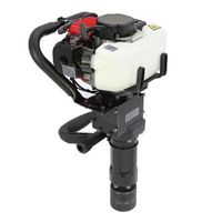 clavador de postes motor 900rpm para vallas con martillo neumatico y cincel