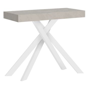 Consola extensible 90x40/300 cm effecto madera, cachemira