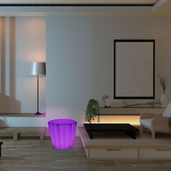 Colour Change Tree Trunk Seat or Table
