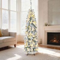 arbol de navidad de plastico acero homcom o70x180 cm verde