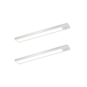 Larsen - aplique de pared led de metal, plata, 20 cm, máx. 1 w