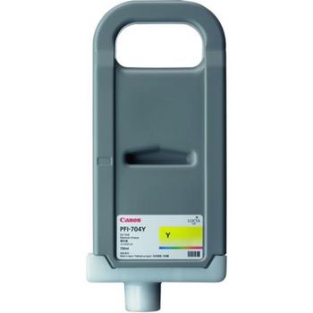 Canon PFI-704Y Original Yellow High Capacity Ink Cartridge