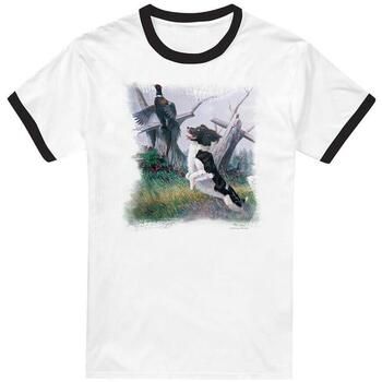 Wildlife Camiseta Springer With Pheasant para mujer