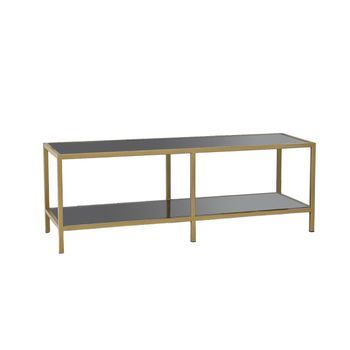 Mueble Tv Basic Gris Oscuro Oro