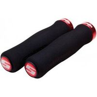 sram punos locking grip contour foam 129 mm negro-rojo