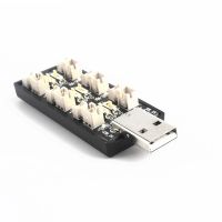 tablero adaptador de carga de bateria de lihv lipo de 1s 6ch 435v 5v 2a usb ph125 ph20 para juguetes rc