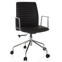 silla de oficina sillon de direccion vemona 30 cuero sintetico negro