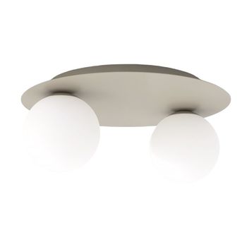 Lámpara de techo maru moca opal (2 luces)