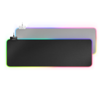mars gaming mmprgb2 alfombrilla gaming xxl iluminacion rgb 12 modos 2 usb 20 800x300x4mm alfombrilla pc negro o plata