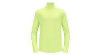 odlo 1 2 zip  p jersey de manga larga  strong run easy  strong   p verde