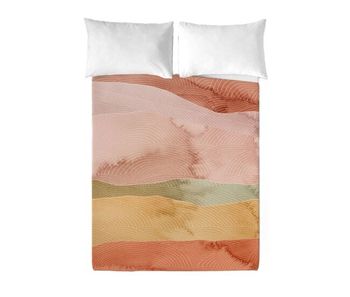 Sandal - juego de sábanas estampadas 3 piezas cama 180 - algodón extra suave - incluye sábana encimera + 2 fundas de almohada -ocean terra