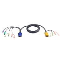 cable kvm aten cs1732a ps2 3 m negro audio sphd-15 hdb-15 2xps2 2x35mm