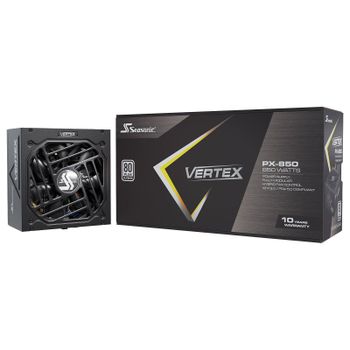 Fuente de Alimentación Seasonic 850W 80PLUS Platinum VERTEX PX-850 Modular Protección Avanzada