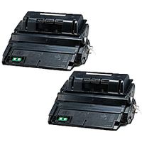 compatible multipack hp laserjet 4200dtns printer toner cartridges 2 pack -q1338x