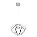Colgante palmira 1x52,8w led 3690lm 3000k al.reg.xd.45cm cromo