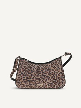CAPRICE Handbag, beige, made of Leather and textile, Size 1