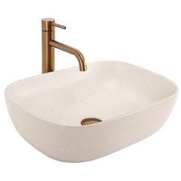 lavabo sobre encimera rea belinda sandy beige
