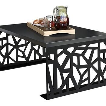 Mesa De Café Germantown 101, Aglomerado Laminado, Angular, 45x70x100cm