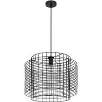 lampara de techo retro - lampara colgante de diseno - lars negro