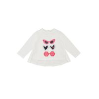 emporio armani camiseta manga larga 6hem01-3j2iz-0101 para nina