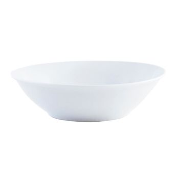 Ensaladera porcelana blanca 23 cm