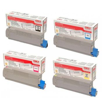 Original Multipack OKI C3300N Printer Toner Cartridges (4 Pack) -43459436