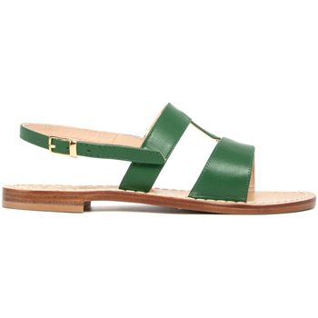 Moda Positano Sandalias 823 VERDE para mujer