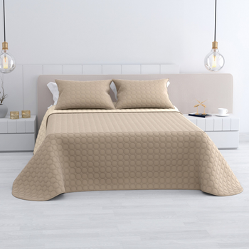 Colcha Bouti Verano Coinbra HMS – Acolchado Ligero, Tacto Suave – Blanco, Beige o Gris – Para Cama 90, 105, 135, 150 cm