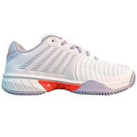 zapatillas kswiss express light 3 hb clay blanco lila mujer