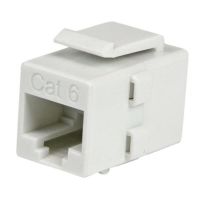 acoplador keystone startechcom cat6 rj45 hembra a hembra blanco
