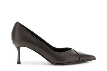 salones de piel napa con corte asimétrico dark brown 40