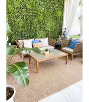 inex 27 - alfombra de interior o exterior a medida - sisal look