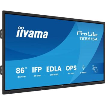 Panel plano interactivo iiyama TE8615A-B2AG 85.6