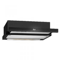 campana telescopica teka cnl 6415 negro ancho 60 cm