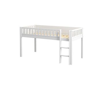 Cama alta infantil viggo 208x102x111 blanco