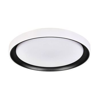 Plafón Kigali Bel Air 72w Luz Led 6480 Lm Con Mando Regulador Blanco/negro Ø50x7 Cm