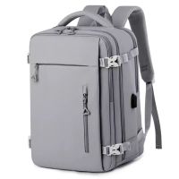 mochila de viaje y oficina 43x28x20cm impermeable con puerto usb compartimento para ropa y portatil mochila unisex antirrobo para estudiantes negocios y turismo r envios a espana en 4872h
