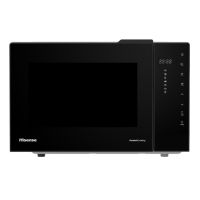 microondas hisense h23mobs5hg4 23l 800w grill 10 potencias 8 programas digital