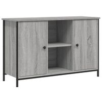 mueble de tv  muebles de salon madera de ingenieria gris sonoma 100x35x65 cm cfw80357