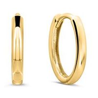 damas 9 quilates amarillo oro de aros