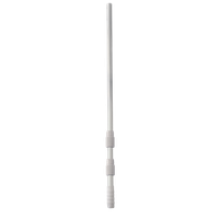 pertiga tres tramos de aluminio estriado con sistema clip longitudes de 33 m a 99 m
