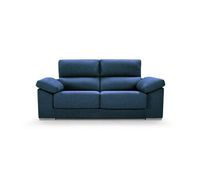 sofa 3 plazas noemi color azul oscuro - conforama