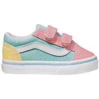 vans deportivas moda baby old skool v - pastel glitter para nino